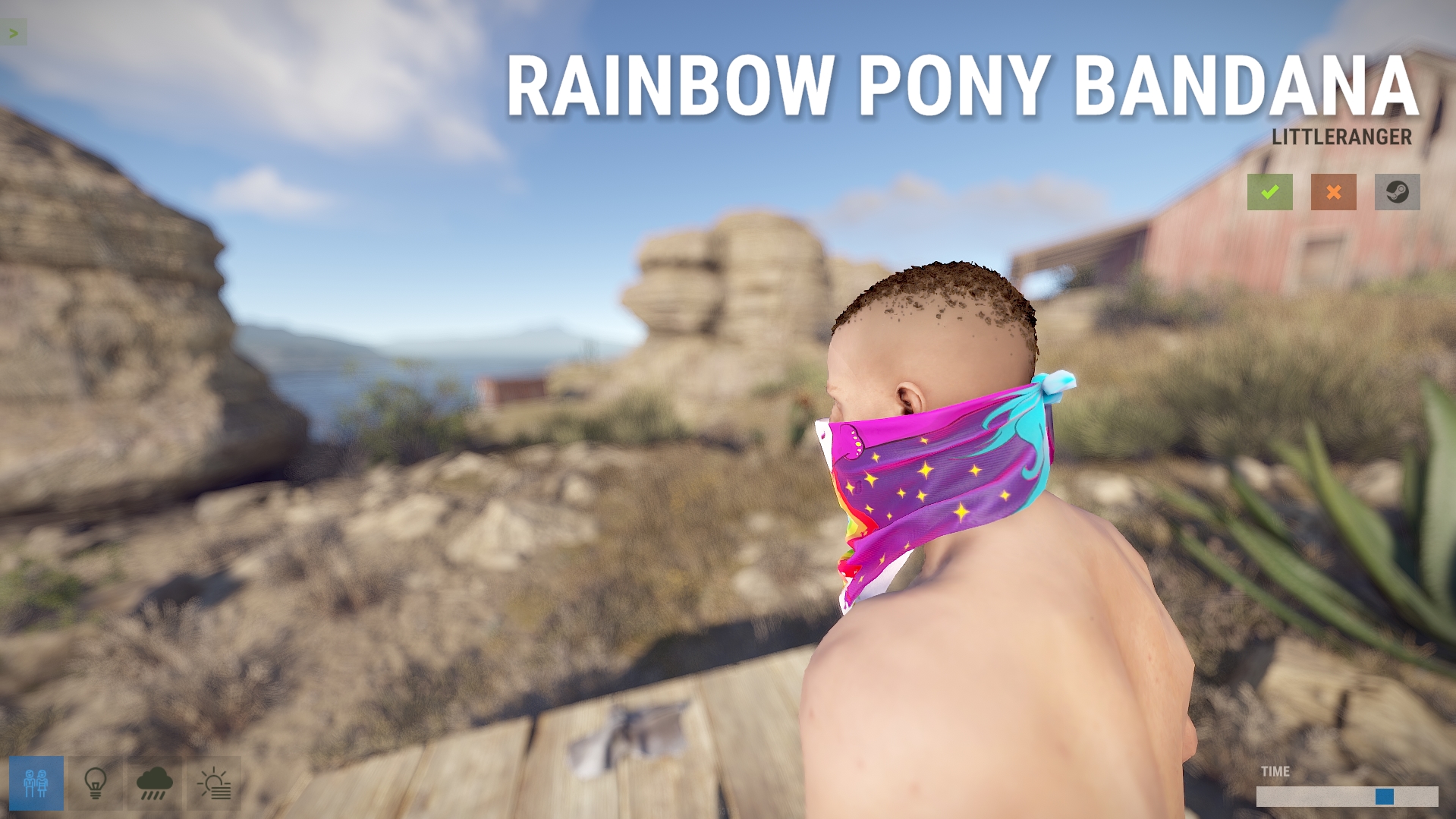 Rainbow Pony Bandana thumbnail 3