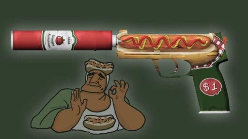Steam Workshop::Hot Dog Usp-S