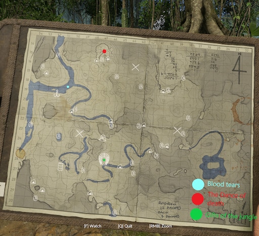 Steam Community Guide Green Hell Spirits Of Amazonia Part 2 Map With All Locations