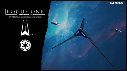 Steam vaerksted Star Wars Rogue one ST149 Delta class Krennic Shuttle CM