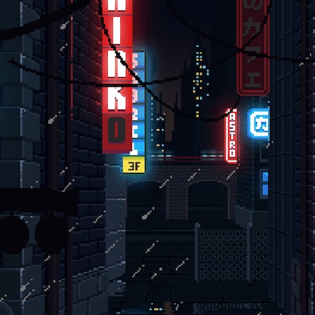 Dark pixel alley