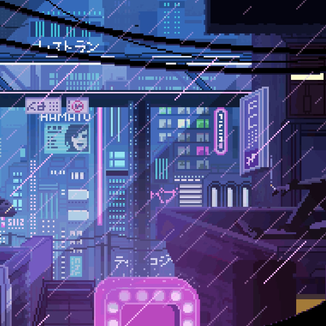 Cyberpunk Rain