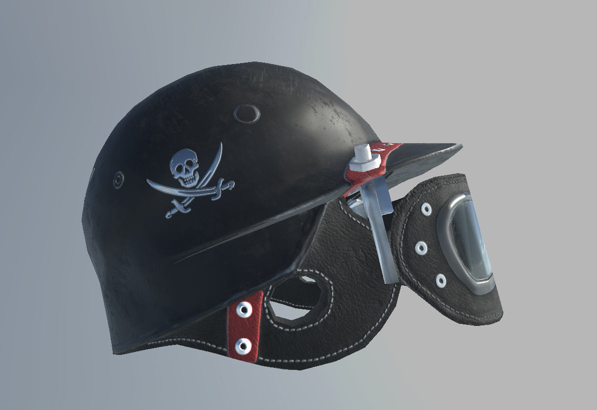 Biker Goth Helmet screenshot 1