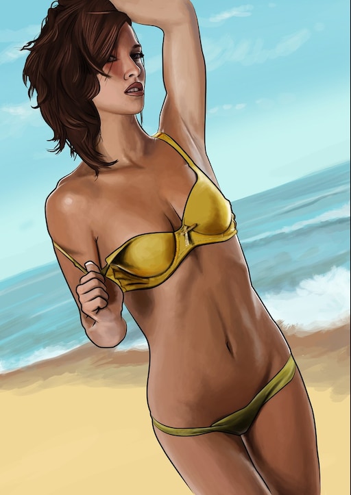 девушка на пляже в купальнике гта 5 фото 26
