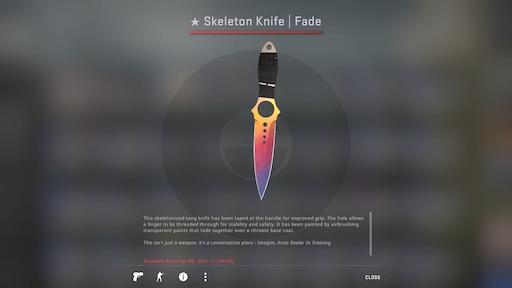 Steam fade knife фото 8