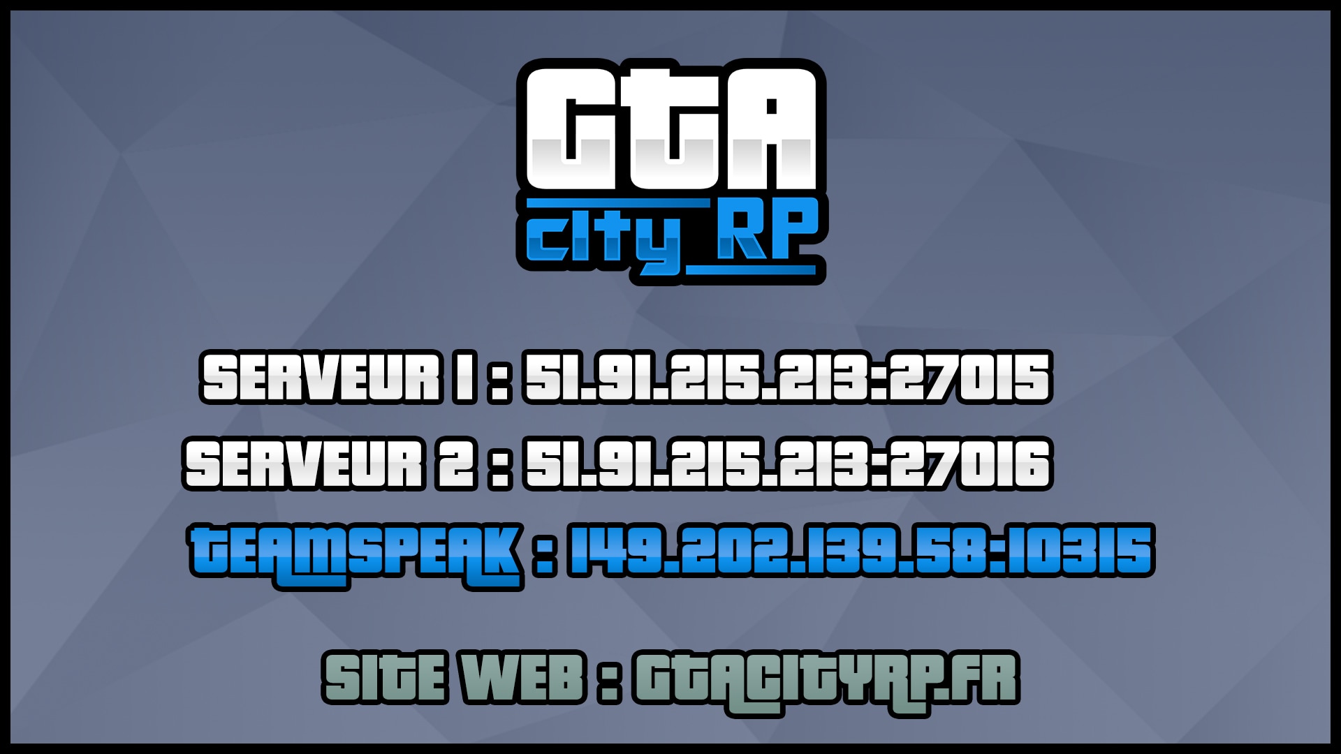 GTA RP website template