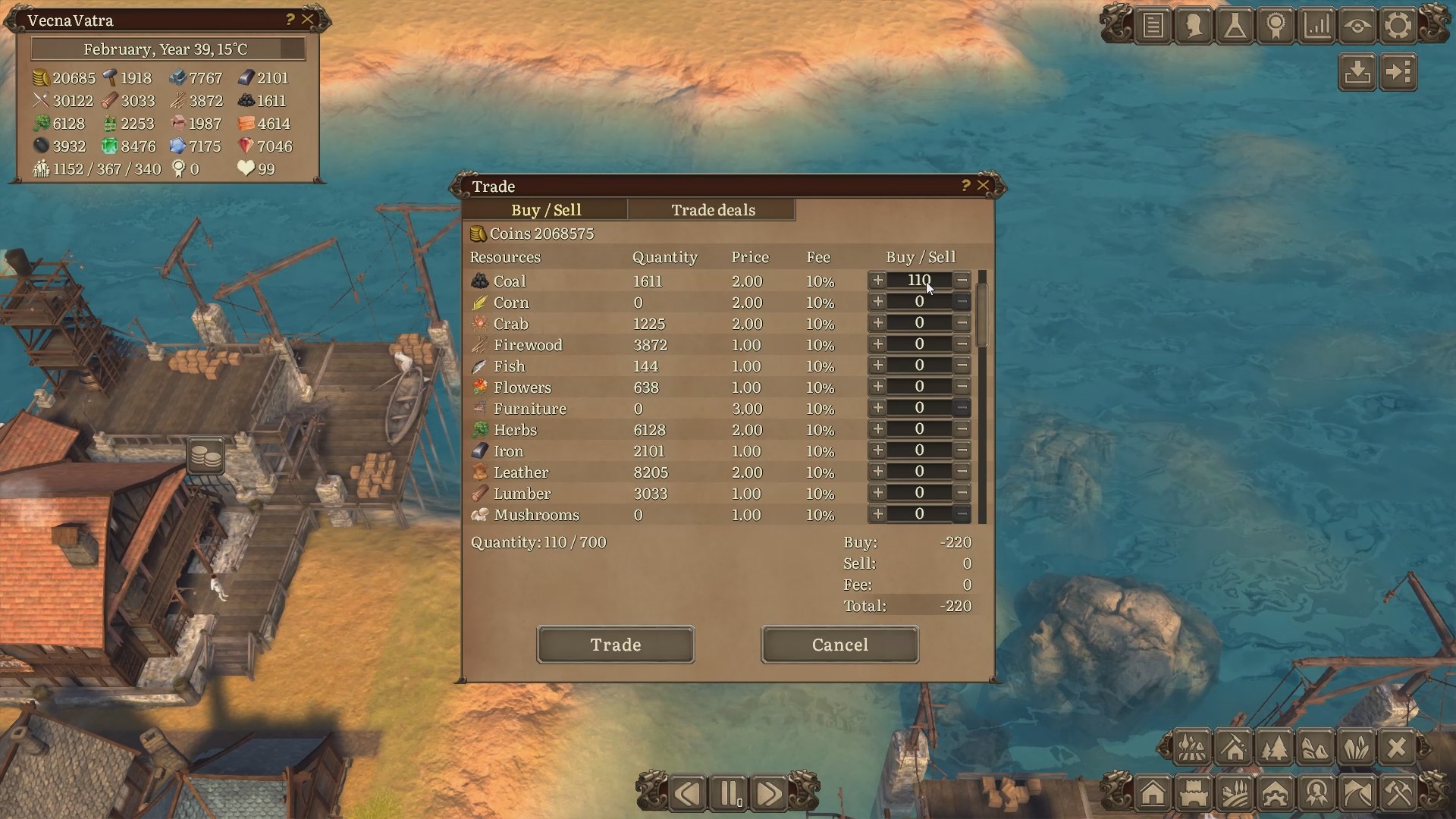 Patron Game Menus Options And Features