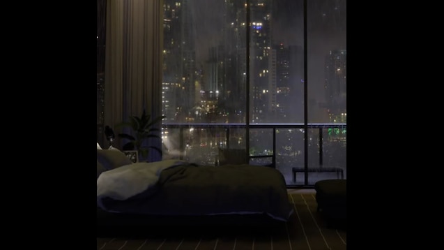 Steam Workshop::Spend The Night In An Exclusive Luxury Apartment _ Heavy  Rain & Thunder Sounds Outside _ 4K