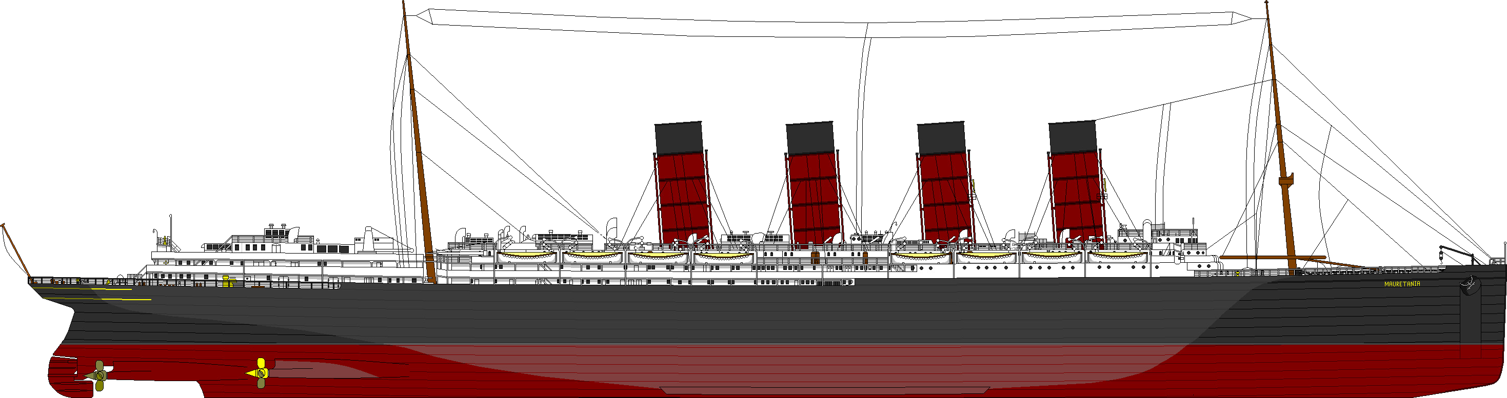 Мавритания корабль рисунок