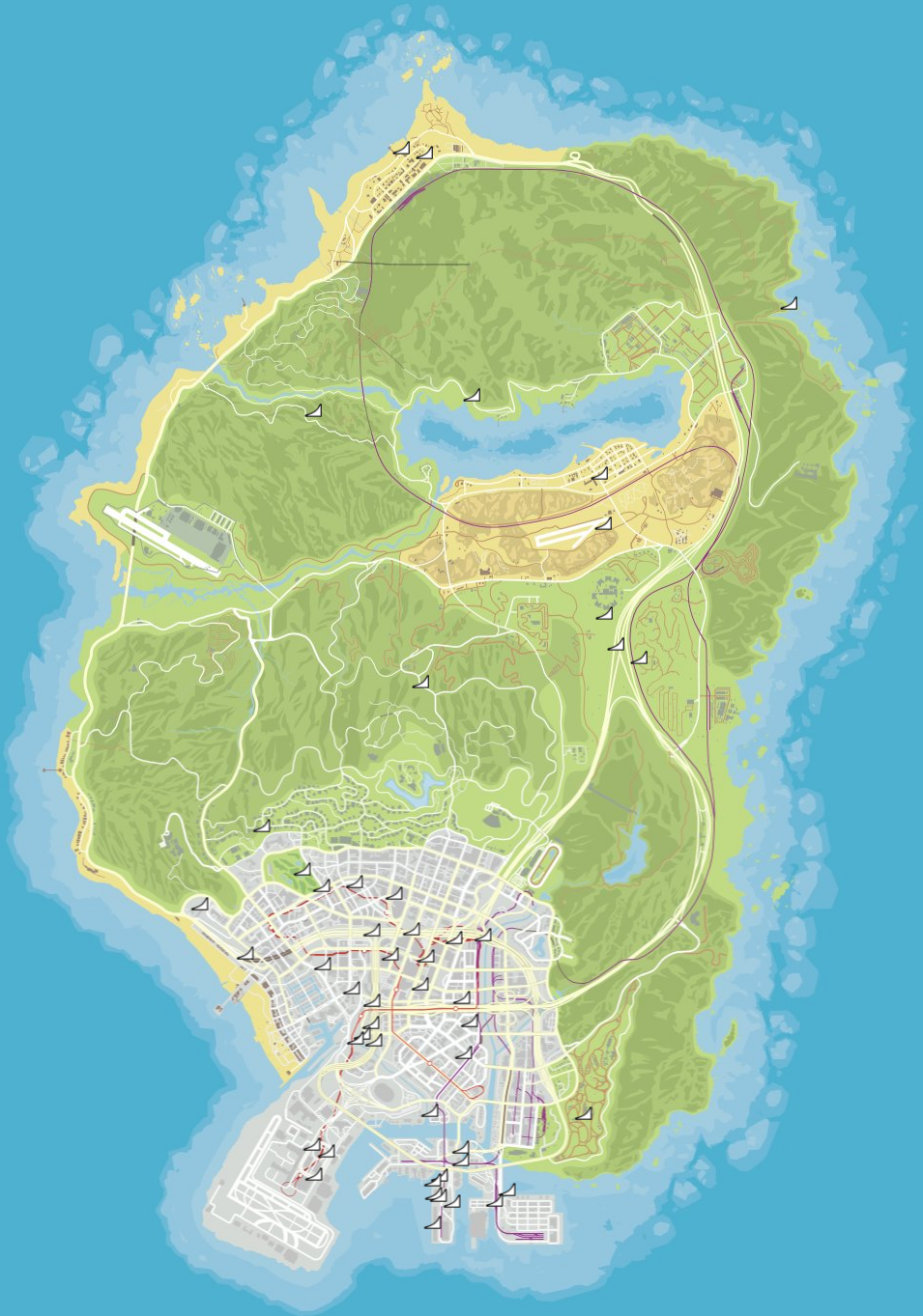 Weapon Spawn Location - GTA: San Andreas Guide - IGN