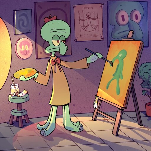 Steam Workshop Spongebob Squidward Art