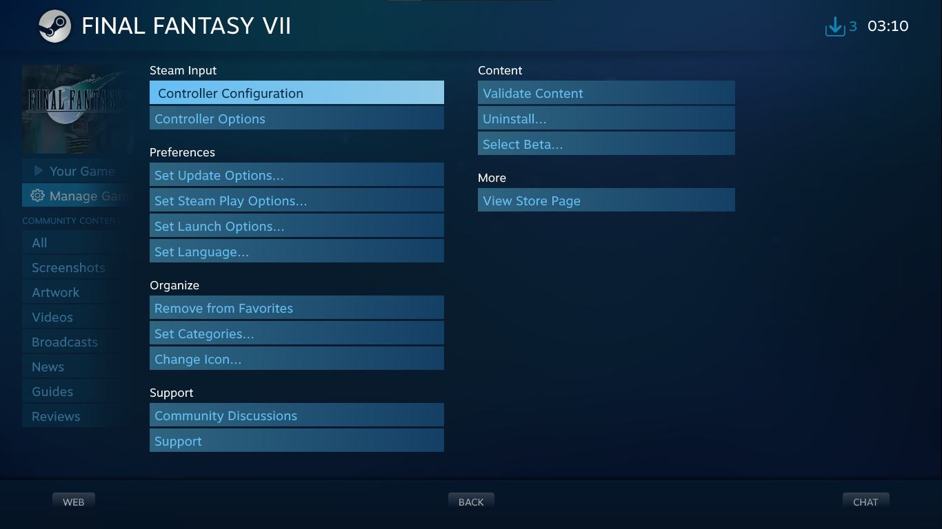 FFVII controller configuration | no apps required image 1