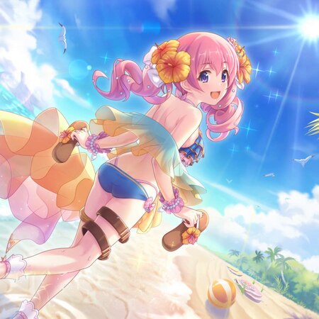 16:9 プリコネR 公主连结 PrincessConnect! Re: Dive 纺希 泳装 3★ツムギ（サマー） - Tsumugi