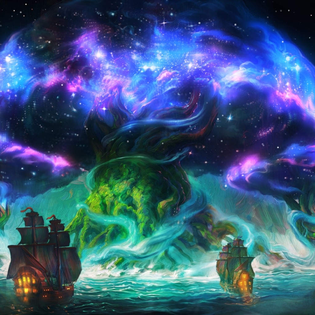 [Animated] Fantasy - Cosmic Forest by jjcanvas