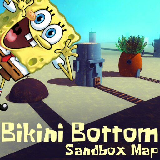 bikini bottom spongebob map