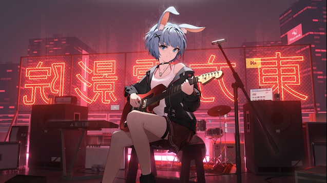 Steam Workshop::Anime girl with a guitar