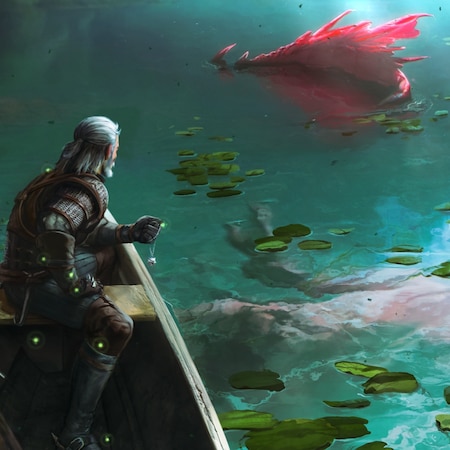 Geralt Fishing - Witcher 3