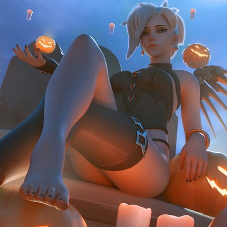 Witch Mercy #7 - Perfect feet