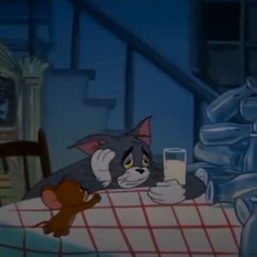 Tom and deals jerry sad