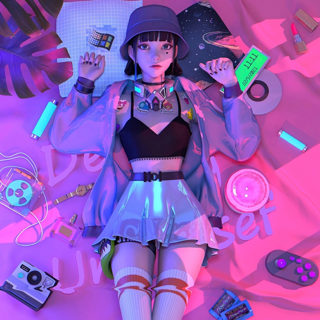 Retro Punk Girl