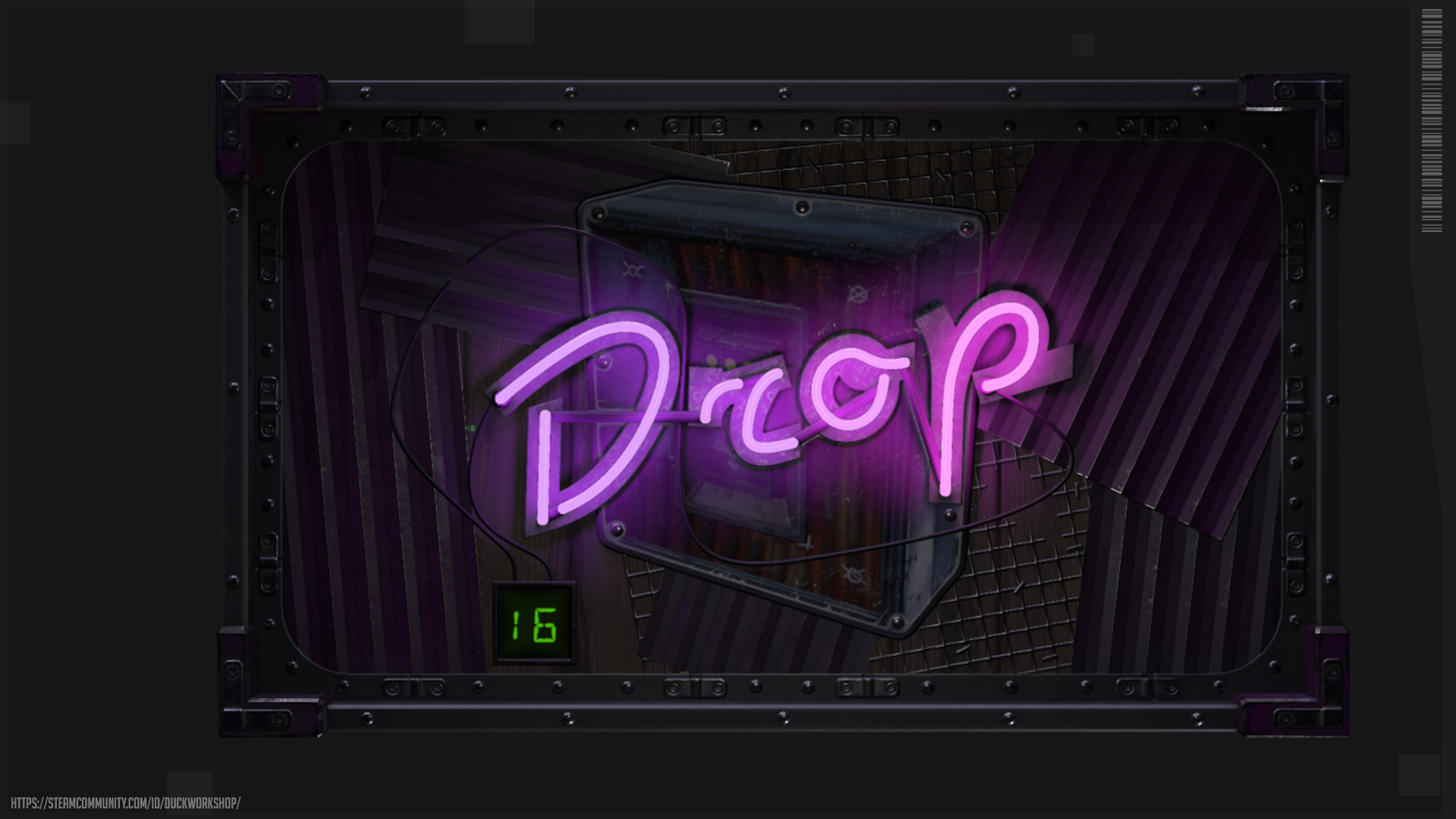 Neon Drop Box Storage thumbnail 2