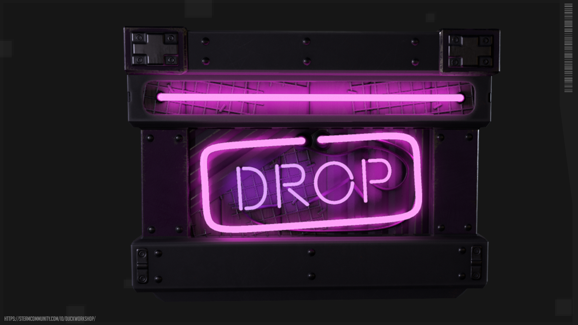 Neon Drop Box Storage thumbnail 3