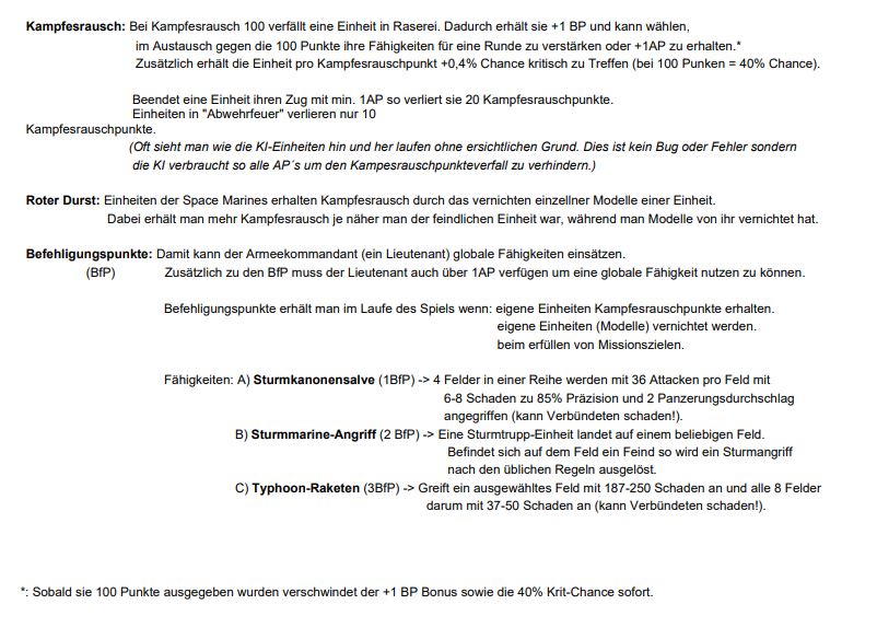 Space Marine Tabellen + Regelerluterungen (only in german) image 3