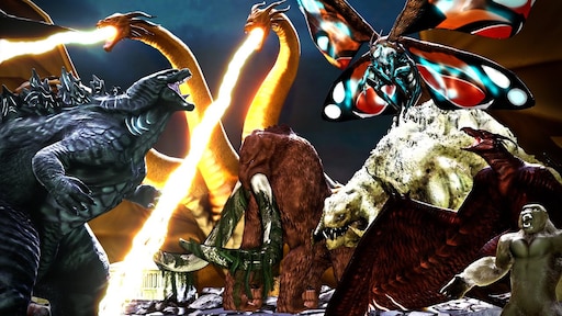 Godzilla vs Titanus Mokele MbeMbe