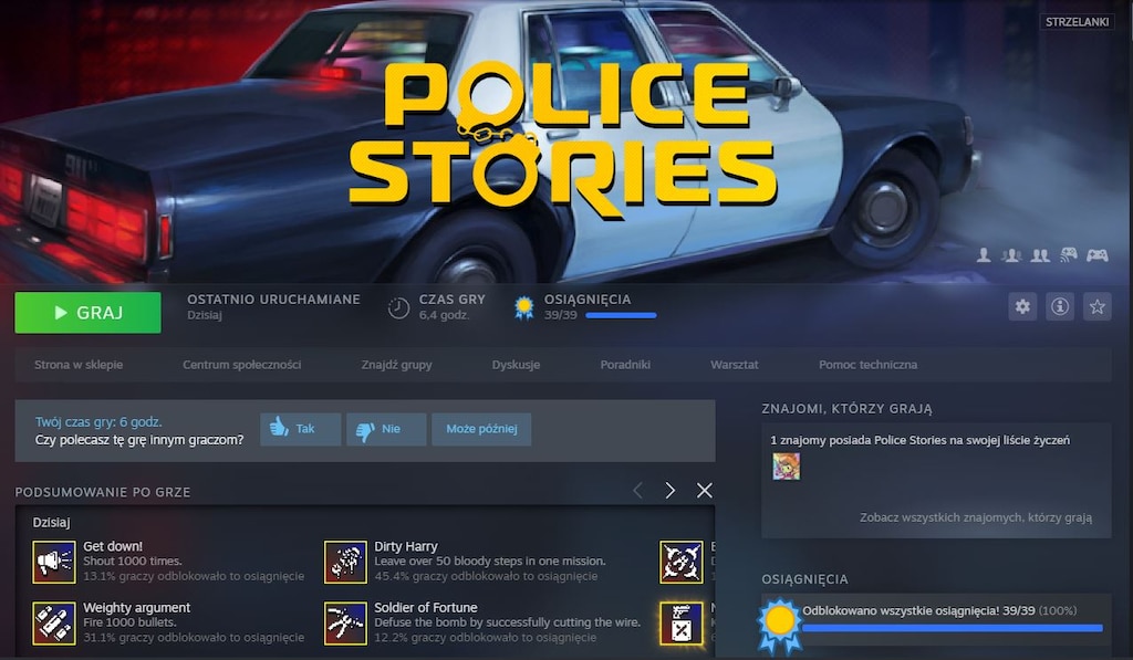 Police Stories: The Academy no Steam