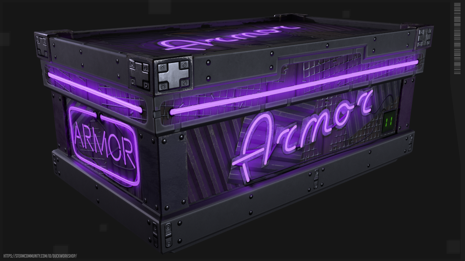 Neon Armor Storage screenshot 1