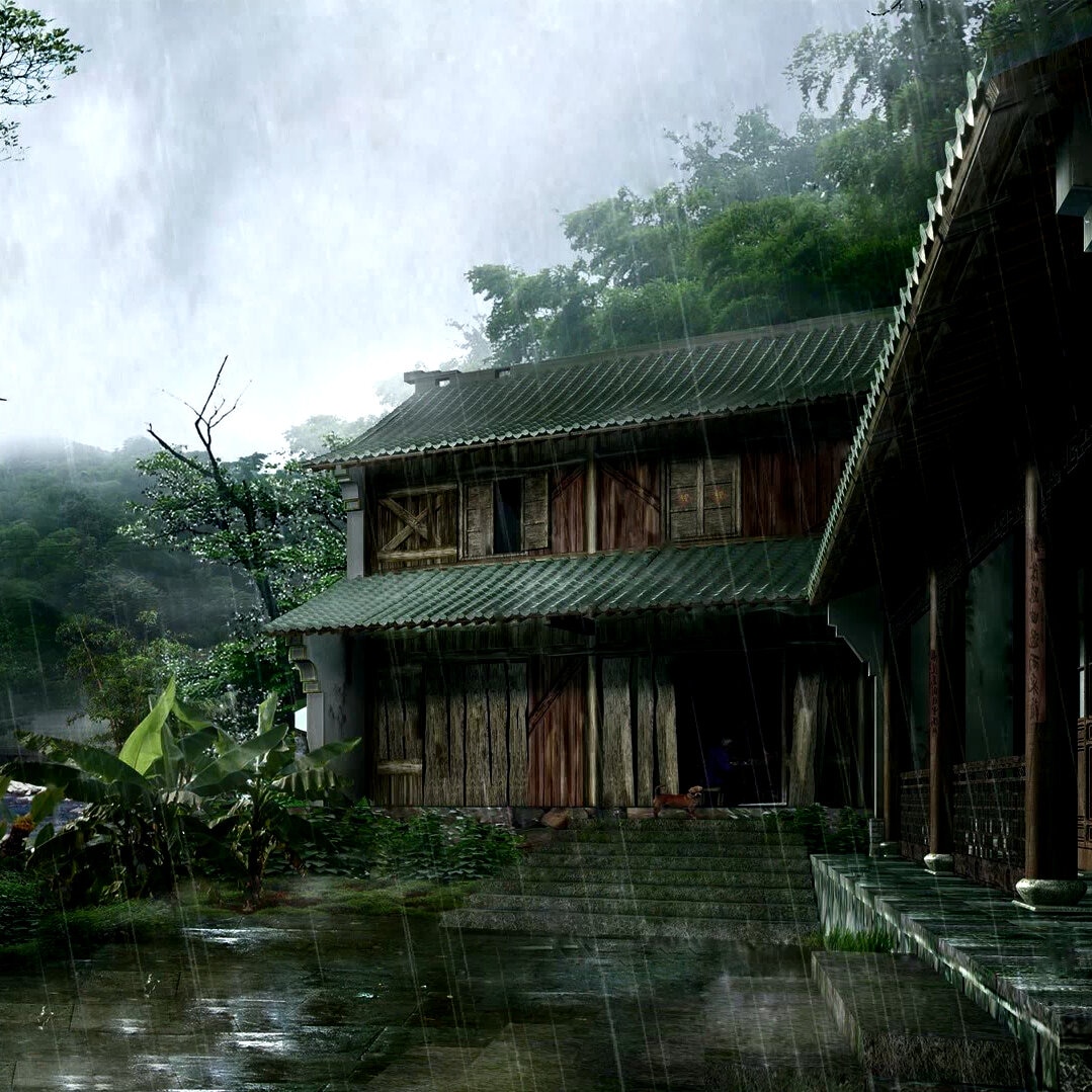 Anime Forest Rain [1080p 60fps]