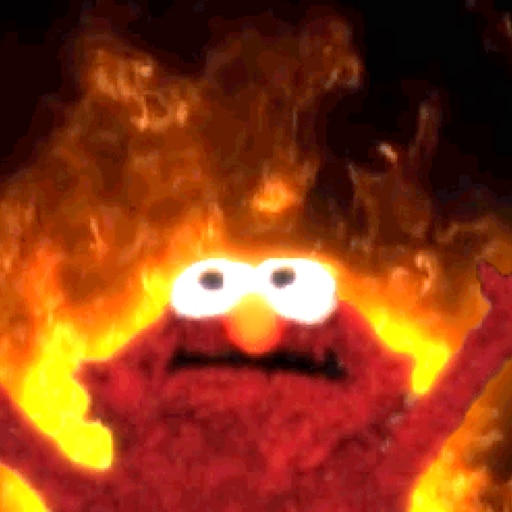 Warsztat Steam::Burning Elmo For Weebs