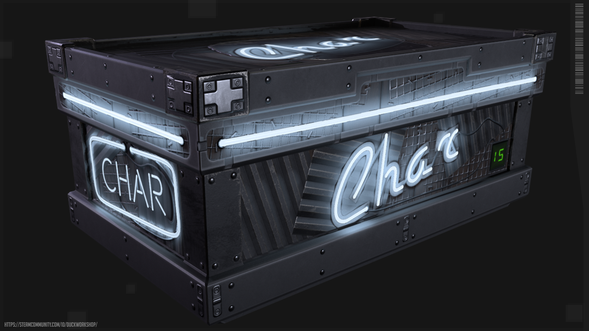 Neon Charcoal Storage screenshot 1