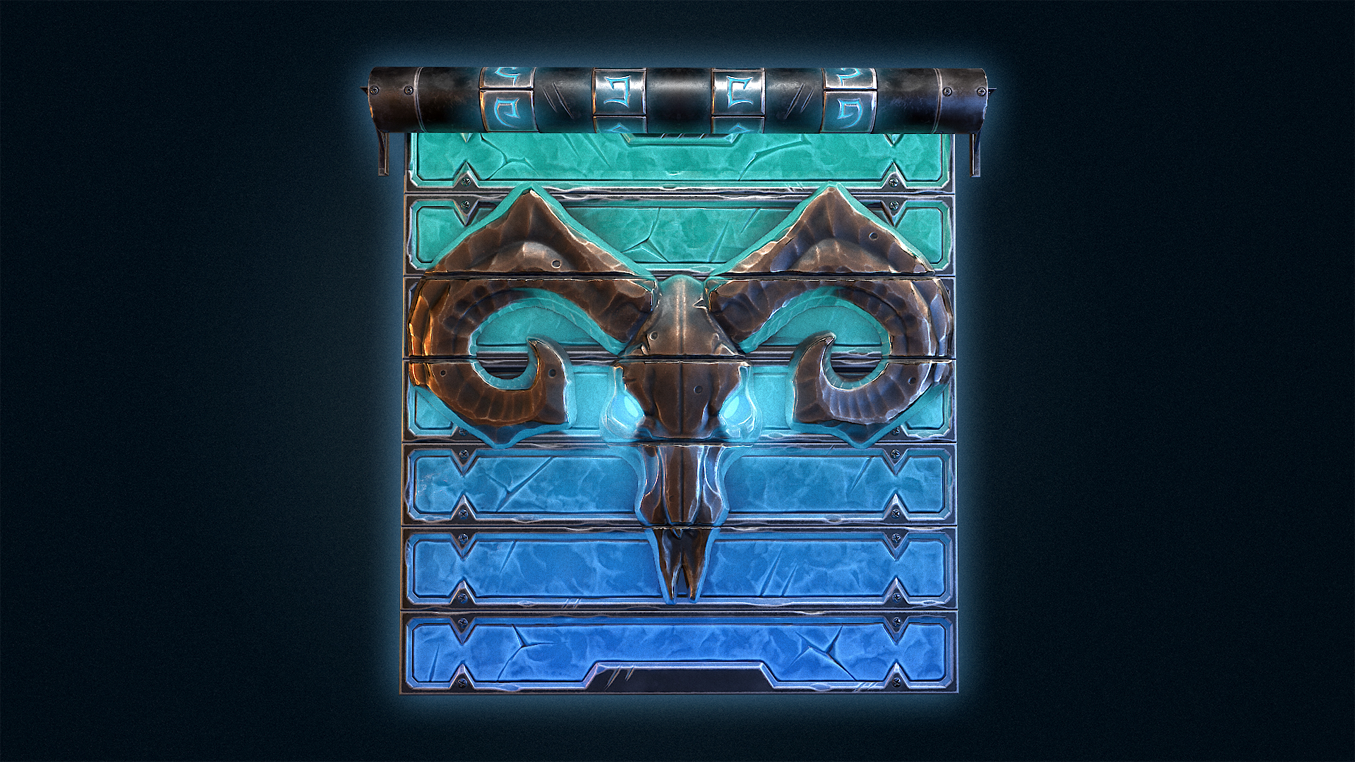 Glacial Visage Garage Door thumbnail 5