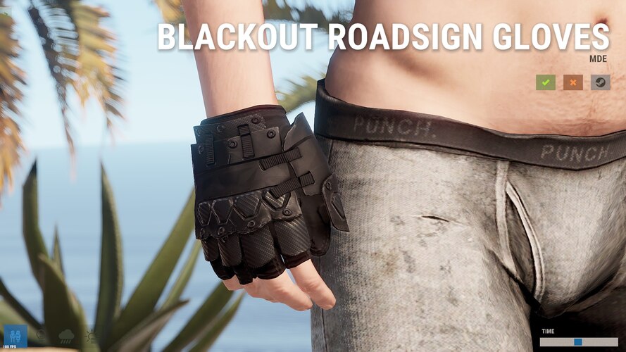 Blackout Roadsign Gloves - image 2