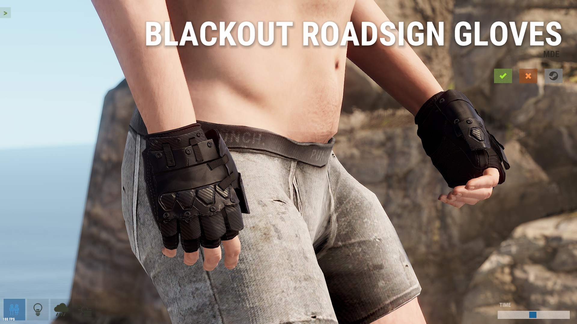 Blackout Roadsign Gloves thumbnail 2