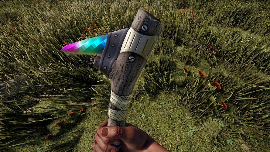 Shimmering Stone Pick Axe - image 2