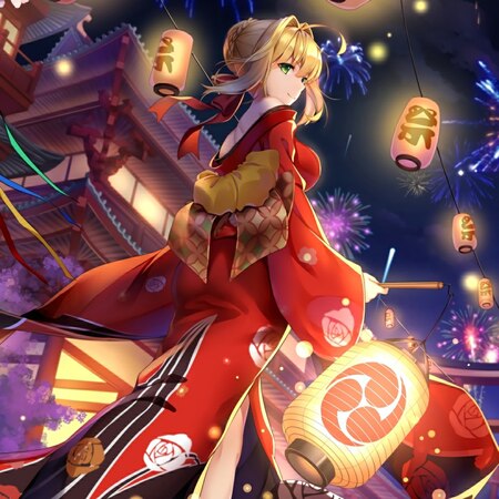 Fate Nero 尼禄 元宵节挑灯逛夜街