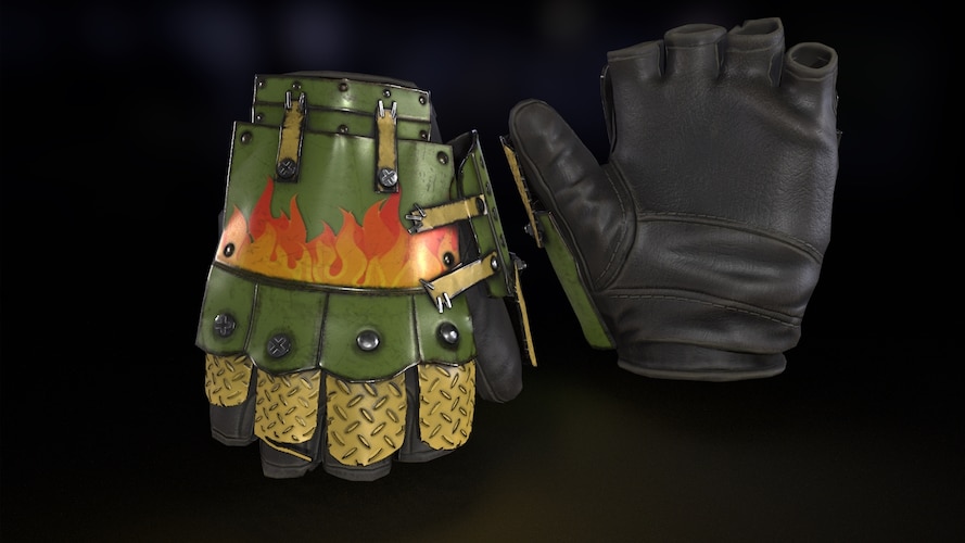 Bombshell Roadsign Gloves - image 1