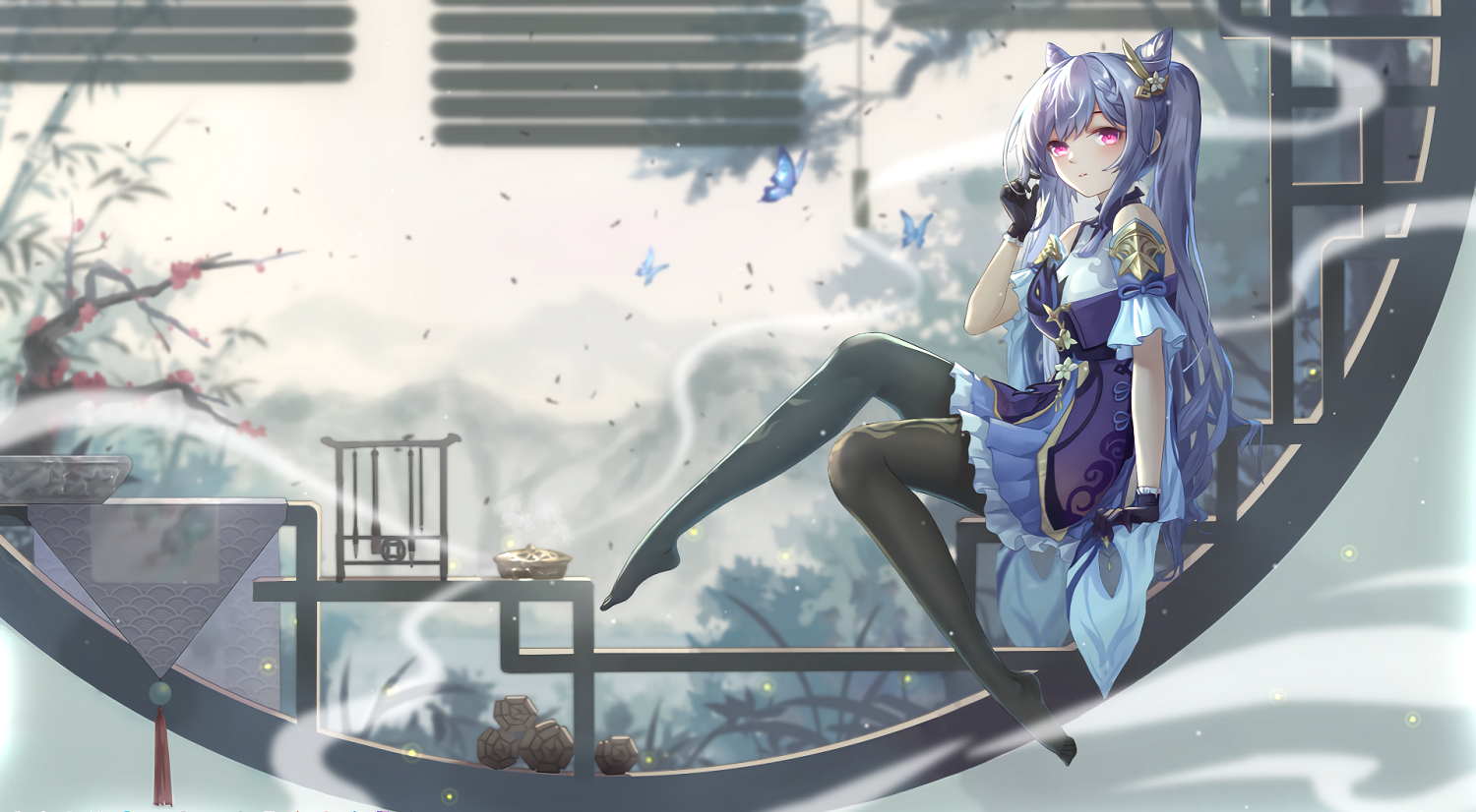 Steam 创意工坊 Genshin Impact Keqing 4k Artwork By 夜蓝星炫