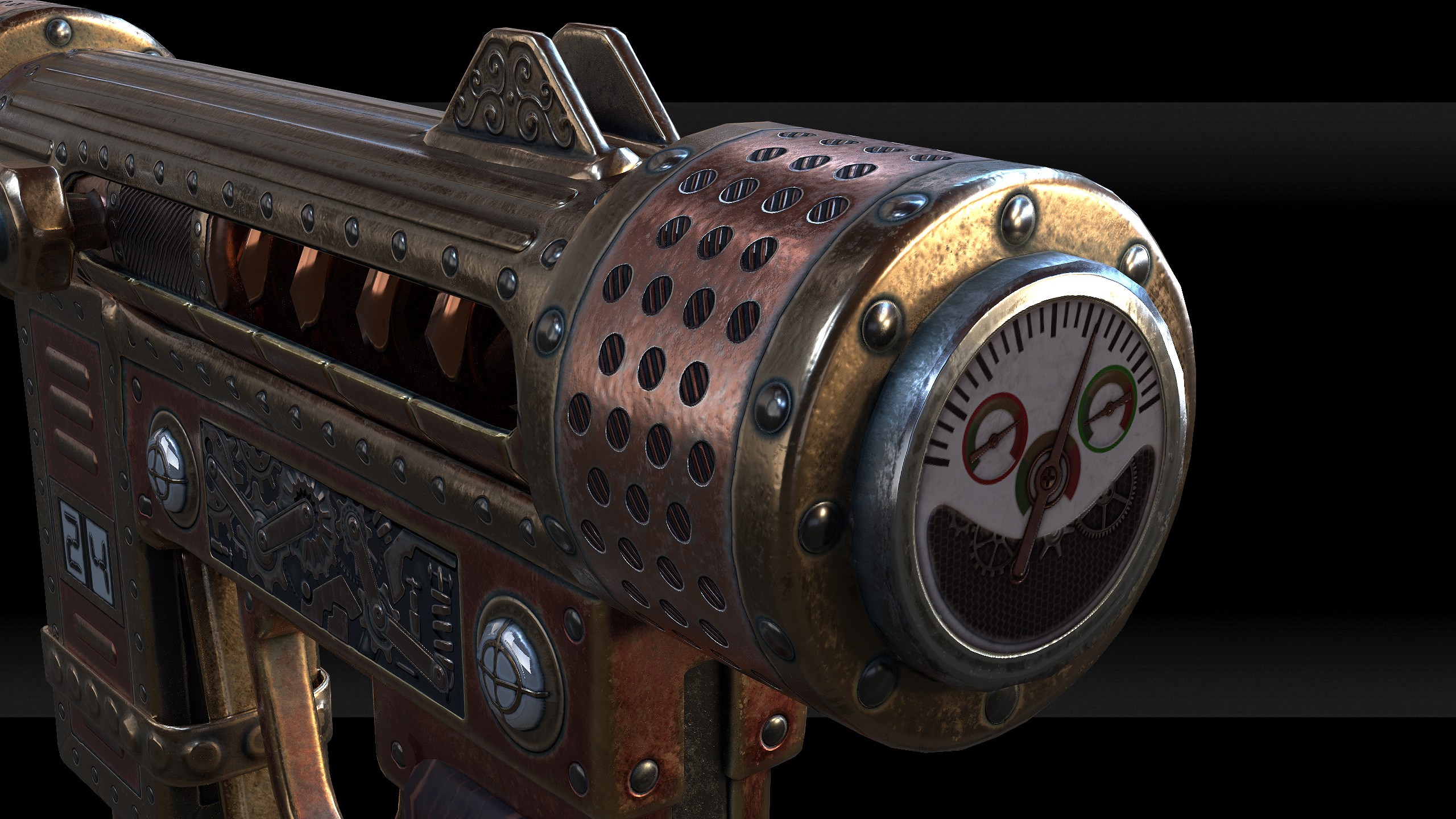 Steampunk SMG thumbnail 3