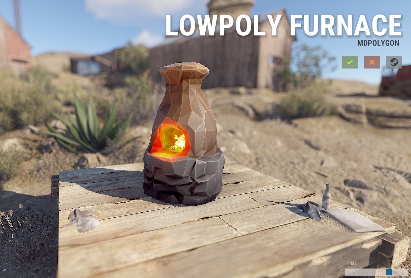 Lowpoly Furnace thumbnail 2