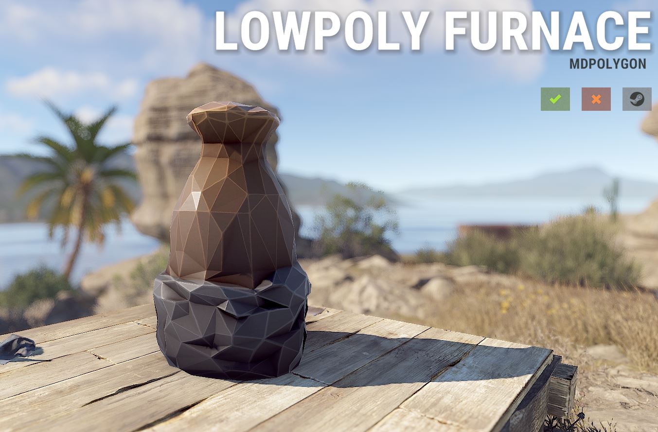 Lowpoly Furnace thumbnail 4