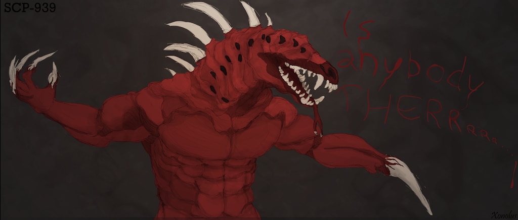 TigeraRainbowra(OPENED for commissions!) on X: SCP 939 but big  intimidating muscles  / X