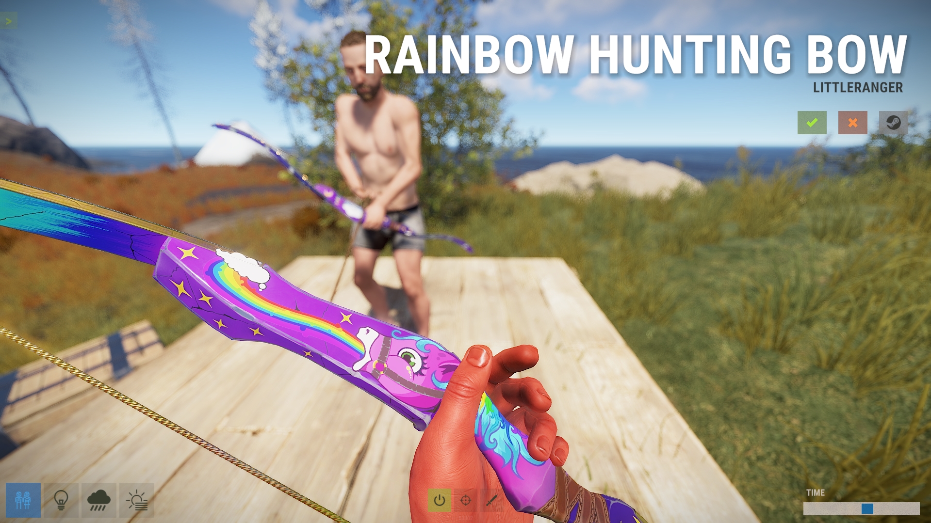 Rainbow Pony Hunting Bow thumbnail 2