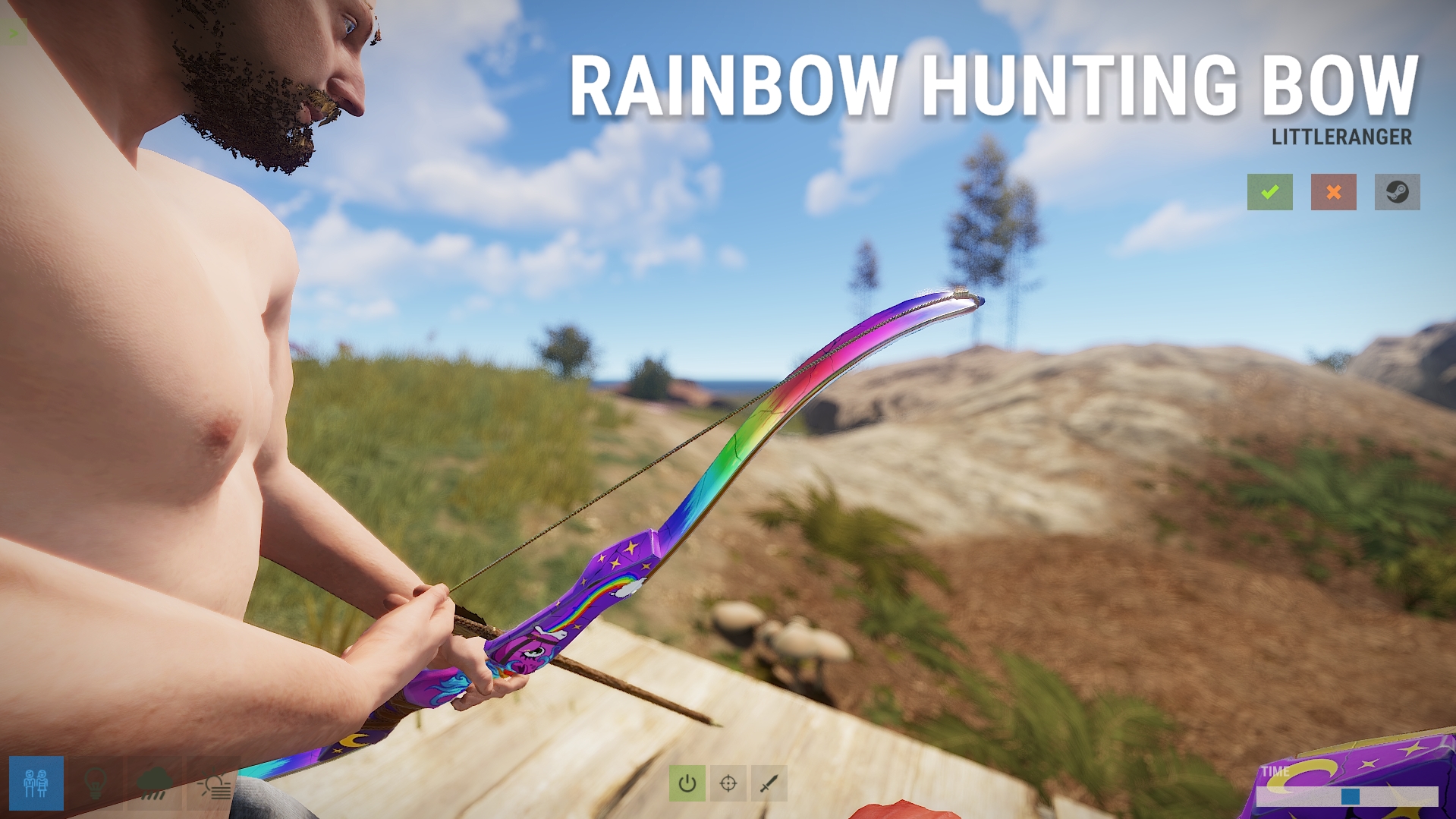 Rainbow Pony Hunting Bow thumbnail 3