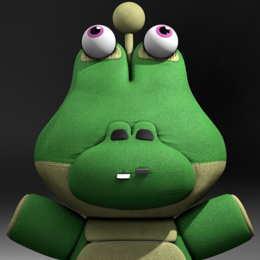 Happy 2024 frog plush