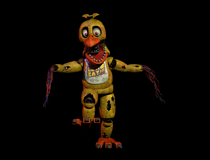 Withered Chica GIF - Withered Chica - Discover & Share GIFs