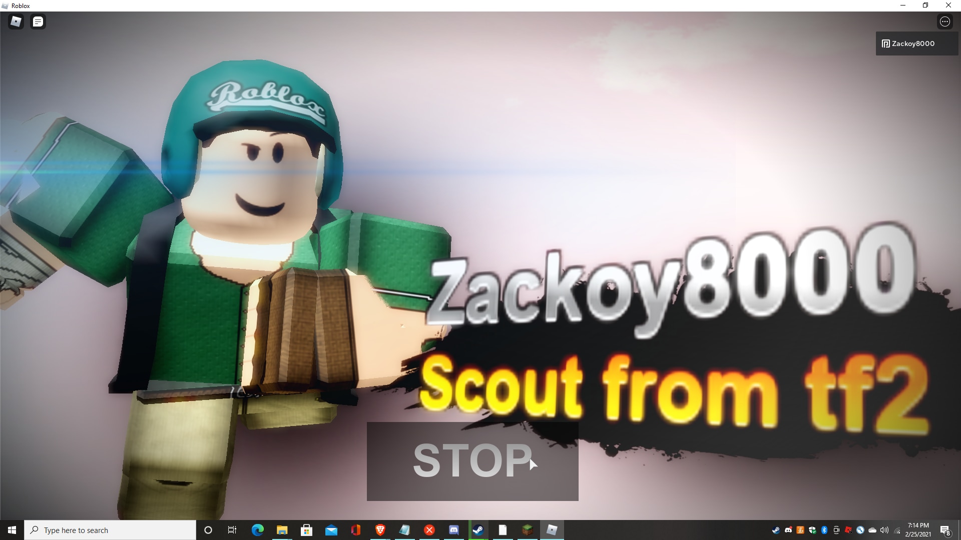 heres a roblox game i play alot its called noobs vs zombies realish