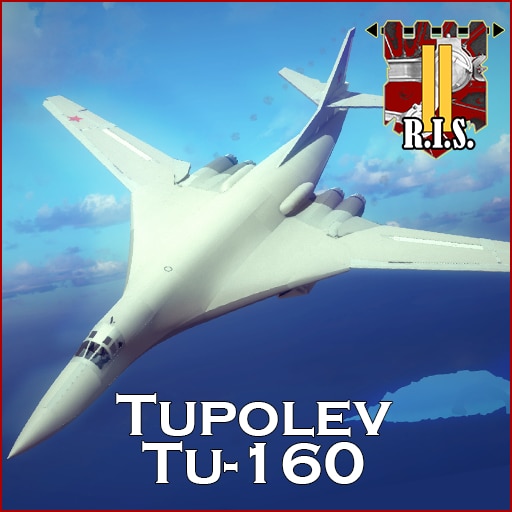 TUPOLEV Tu-160 BALCKJACK SOVIET/RUSSIAN STRATEGIC SWINGWING BOMBER 1/144 ZVEZDA 